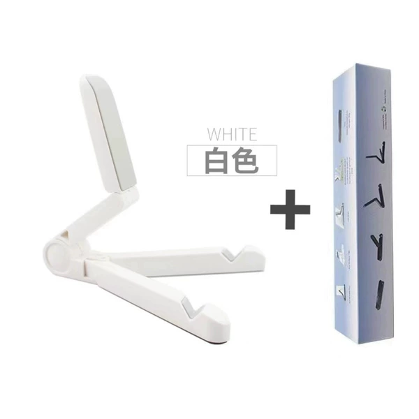 Triangular folding flat panel bracket-white box