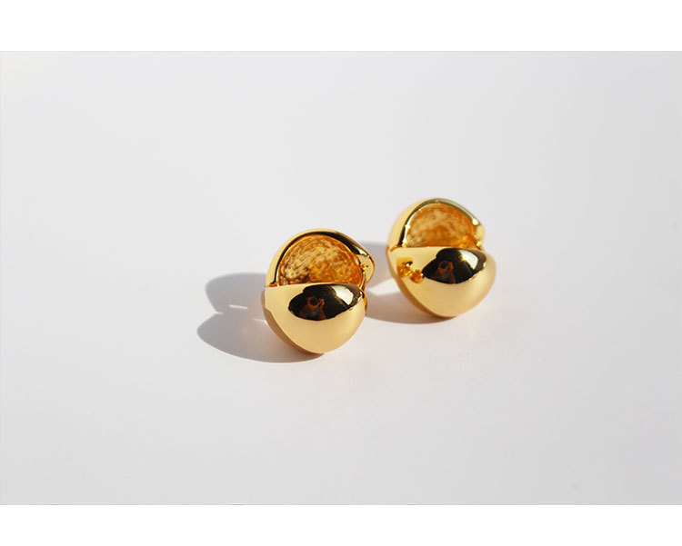 Fashion Geometric Copper Plating Ear Studs 1 Pair