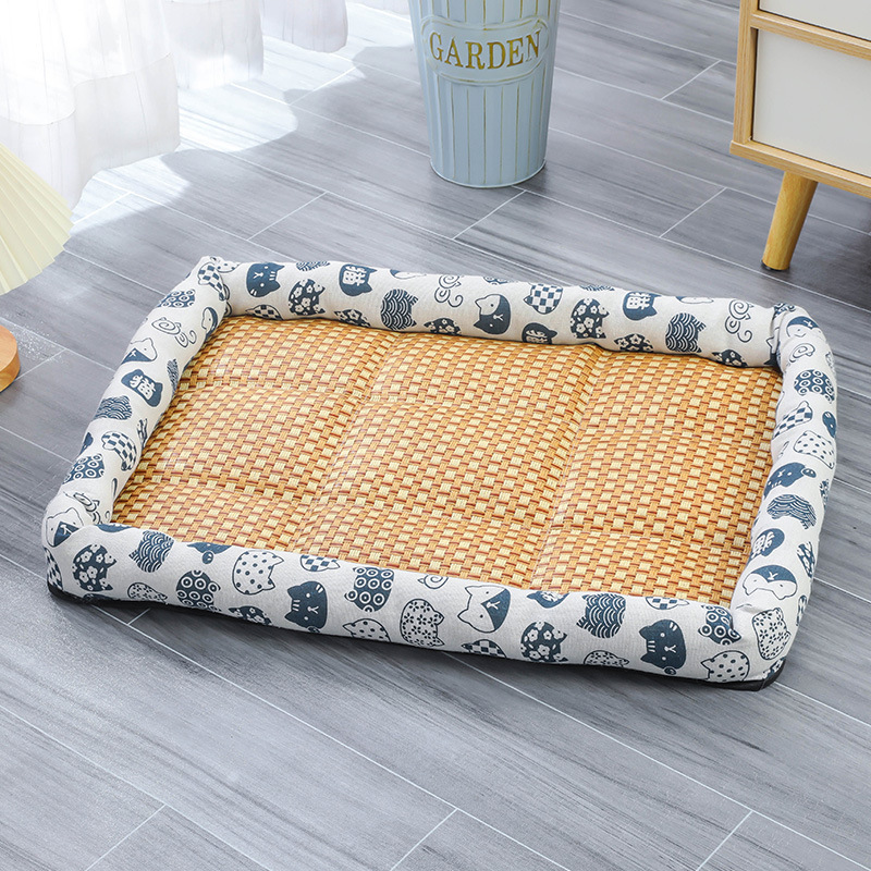 Straight Ice Summer Cat and Nest Pet Dog Bed Cool Mat_voghion.com