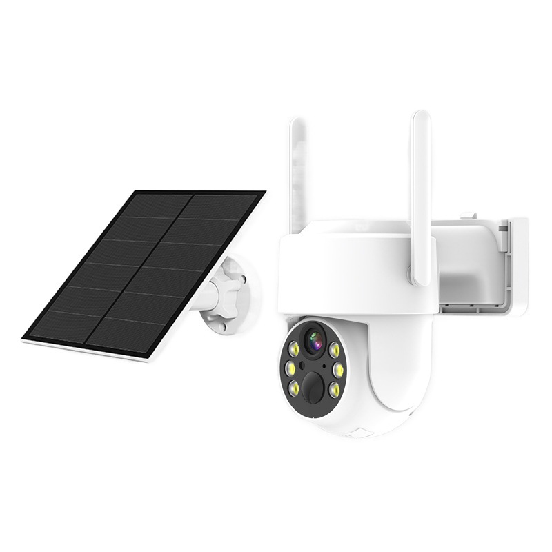 Cámara solar transfronteriza de bajo consumo, inteligente, PTZ, impermeable para exteriores, de alta definición, con vigilancia icsee.