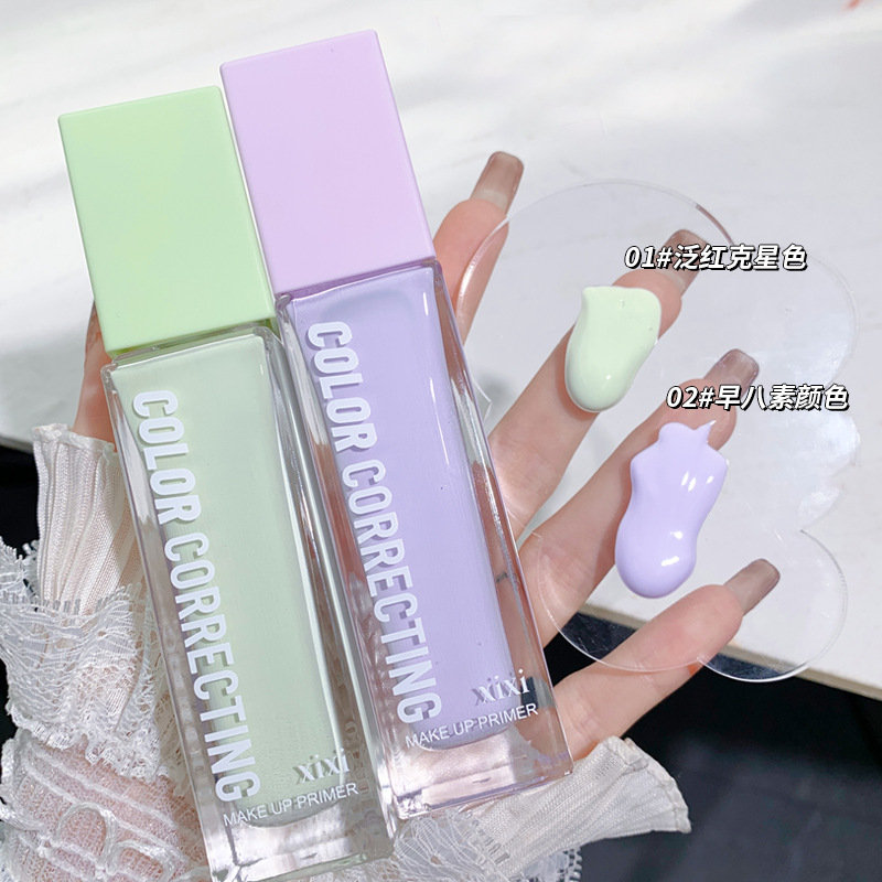 Xixi Clear Isolation Cream Makeup Primer Moisturizing Concealer Oil Control Brightening Skin Tone Modification Invisible Pores Makeup Primer