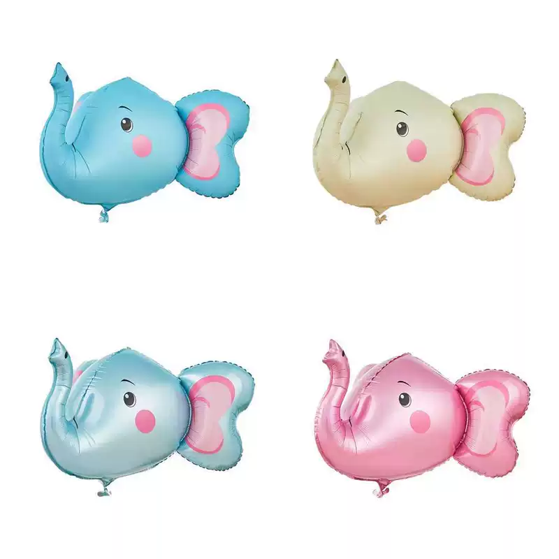 Объемная мультяшная игрушка-шарик для детей, в 3D формате, слон, тигр, подарок на день рождения