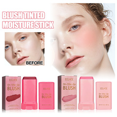 EELHOE Blush Stick - Brightening, Base, Contour, Natural Bare Makeup, Waterproof, Lightweight, Multi-functional Blush Stick