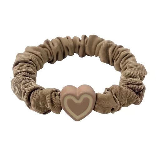 Love headband to tie hair rubber band, simple, highly elastic and durable ponytail, does not hurt hair band,  new hair band for women