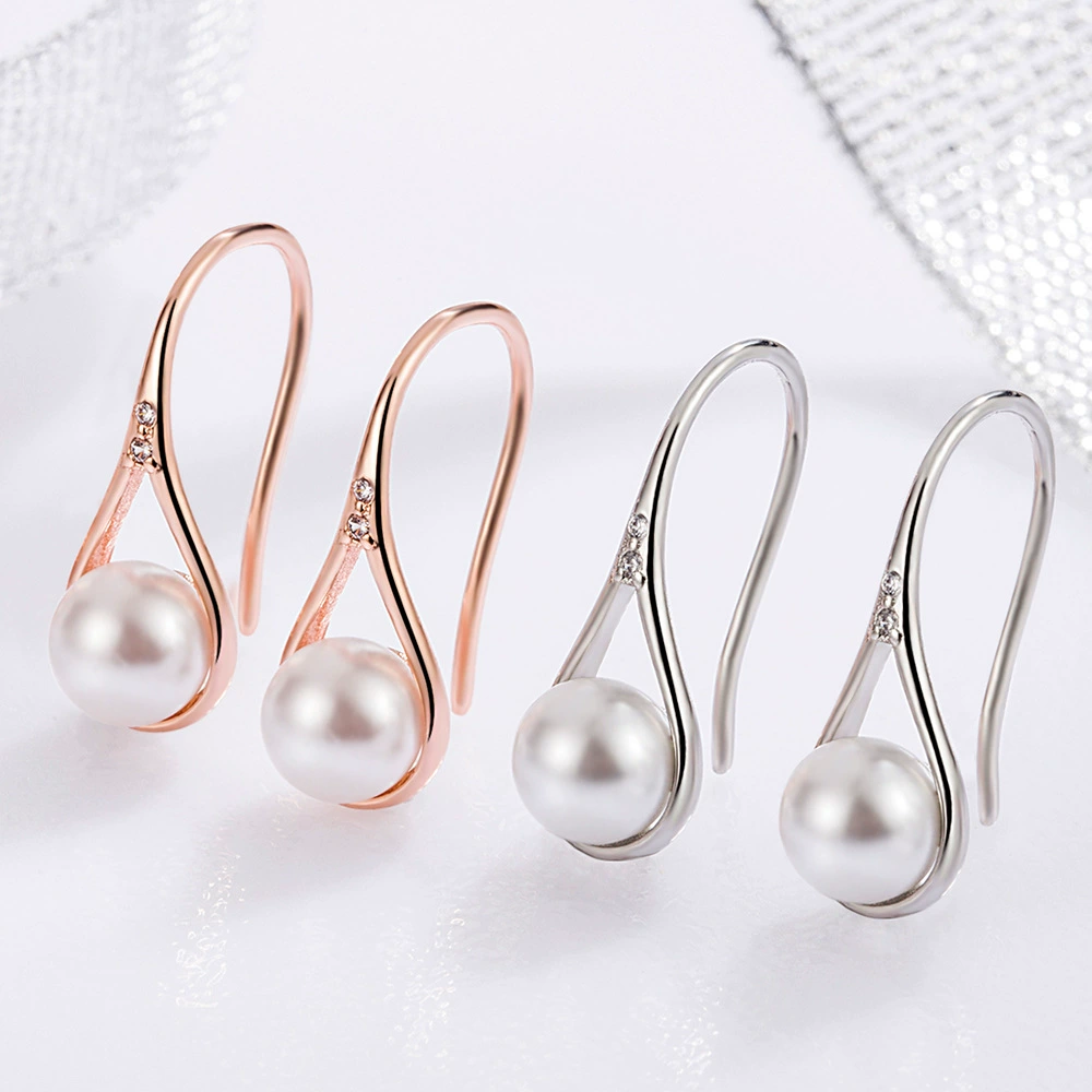 Earrings from pearl, for import, wholesale