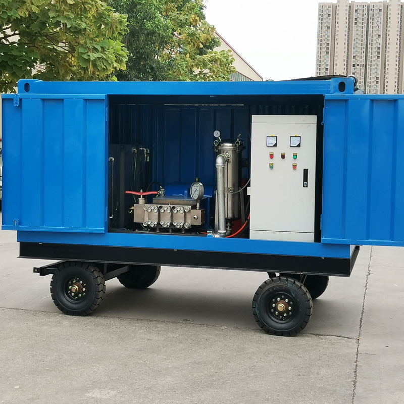 GYB-3郑州广源电驱动造纸厂清洗机厂家工业列管水垢疏通清洗设备