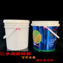 5公斤 5kg 5升 塑料桶 手提小白桶 注塑桶 透明桶 现货销售