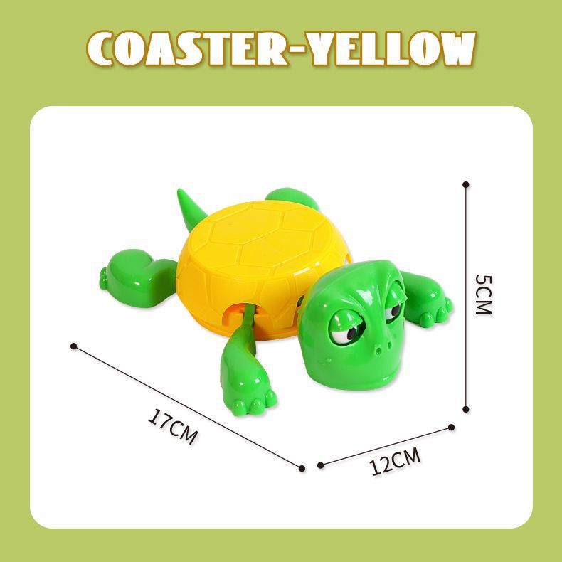 노란색 가방 프레스 거북이 코스터