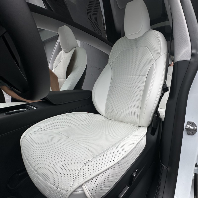 Suitable for Tesla ModelY Rejuvenation New Edition Cushion Seat Protection Cushion Nappa Skin Breathable Ventilation Protective Equipment