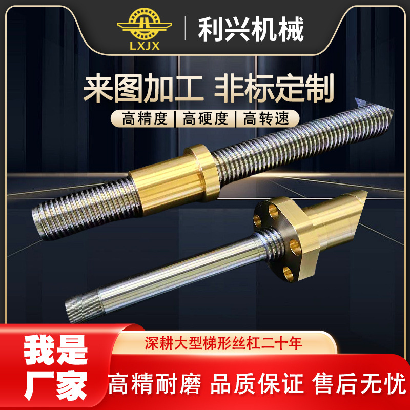 利兴机械丝杠，加工丝杆，加工丝杠，大型丝杆副加工