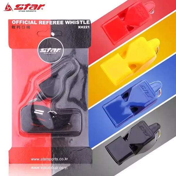 star Shida basketball football volleyball whistle referee whistle sports teaching plastic whistle XH221/XH231