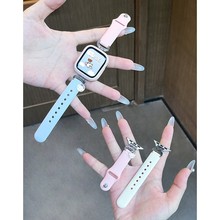 适用苹果手表iwatch10表带applewatch9雪糕狗8硅胶回环反扣7女款