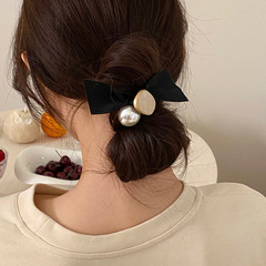 新款韓系時尚百搭蝴蝶結頭繩女氣質皮筋扎頭髮繩高彈力發圈髮飾品