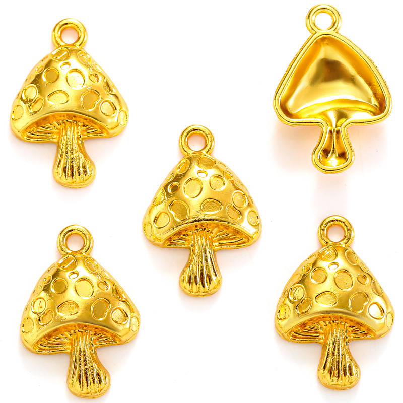 Vintage Style Mushroom Alloy Plating Charms display picture 3