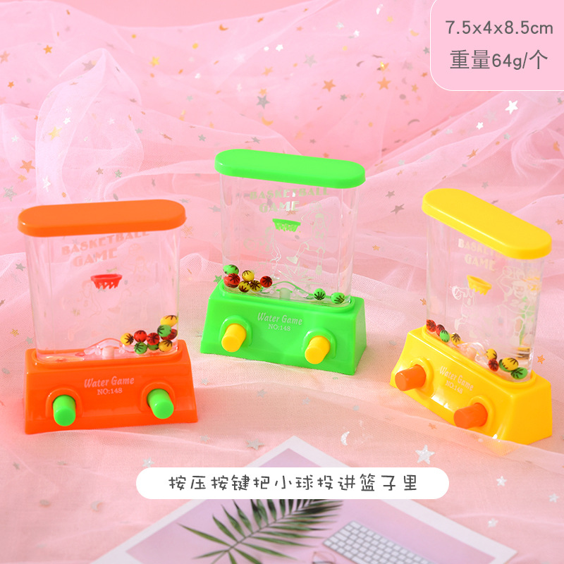 Anillo educativo para niños máquina de agua 90 s clásico juego máquina niños y niñas 80 s nostálgico pequeño juguete anillo de agua