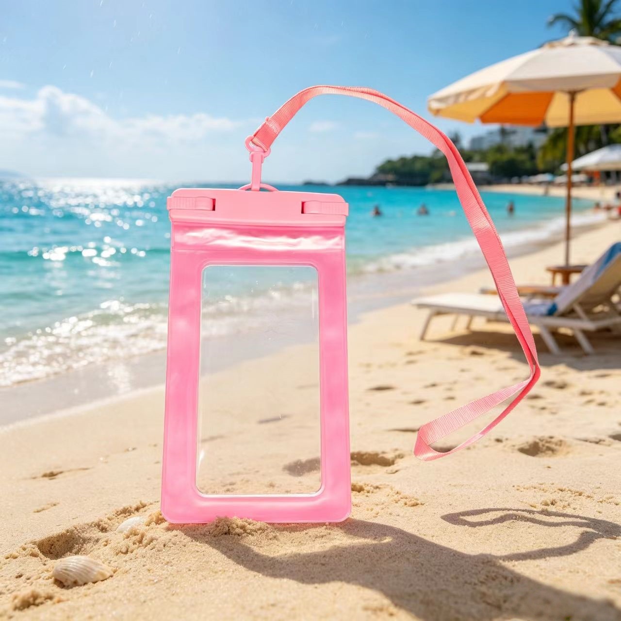 Nueva actualización de bolsas impermeables de alta gama con pantalla táctil impermeable cubierta de teléfono al por mayor logotipo personalizado soporte de etiqueta image 17