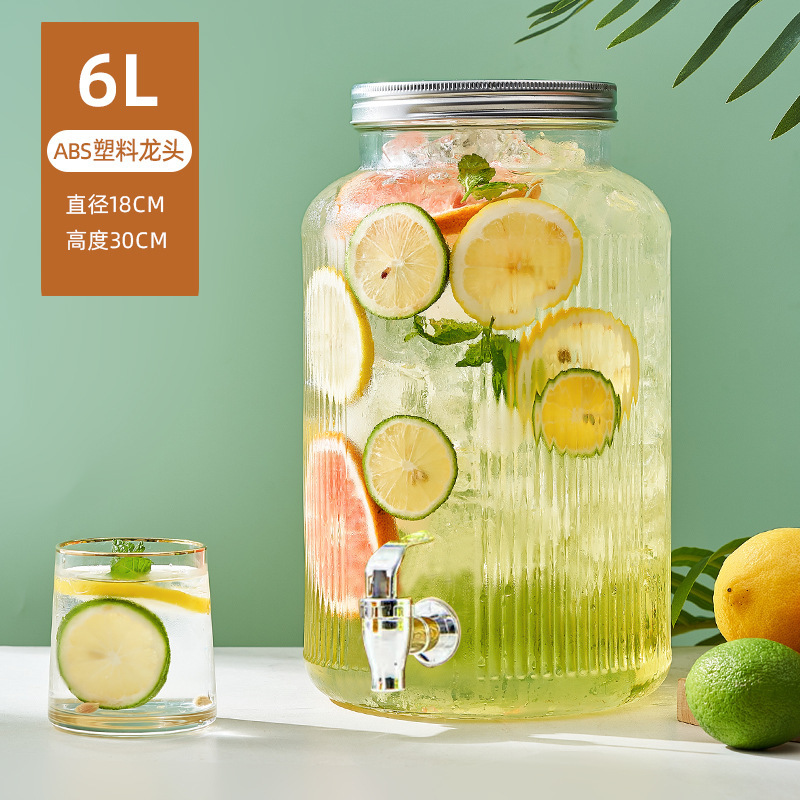 Диспенсер Oggins 6л, пластиковый кран