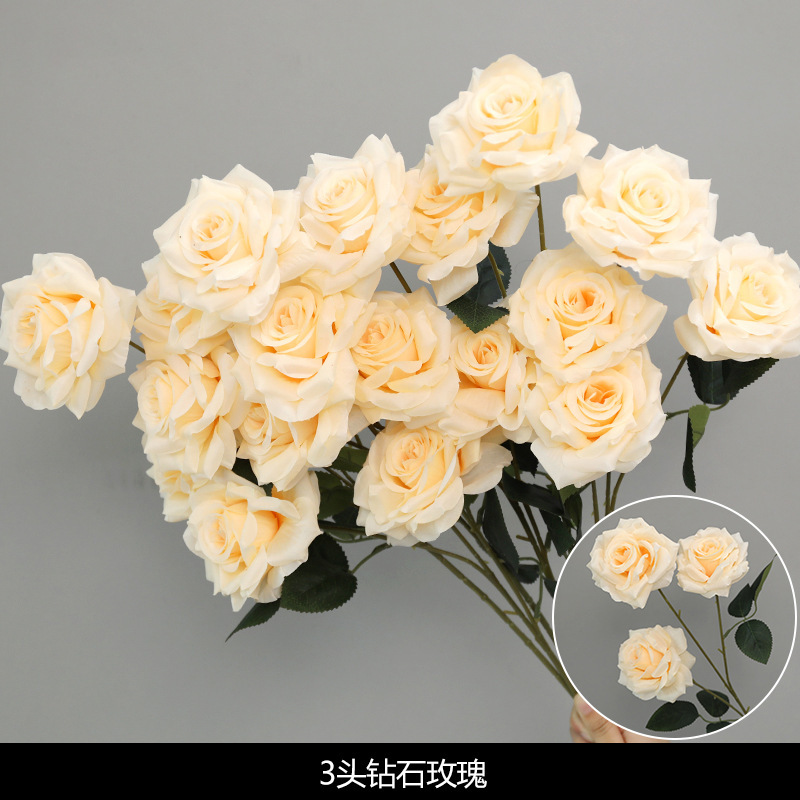 シャンパン模擬花シーンアレンジメント結婚式結婚式家の装飾装飾品花模擬花フェイクブーケ卸売|undefined