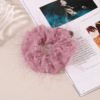 Big elastic hair rope, hair accessory, simple and elegant design, Korean style, internet celebrity