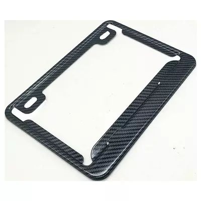 Applicable to Voge Motorcycle Nömrə qabı - hollow-carbon-fiber-style-blank-no-car-logo-by-default-please-specify-other-car-logos-in-the-order-notes