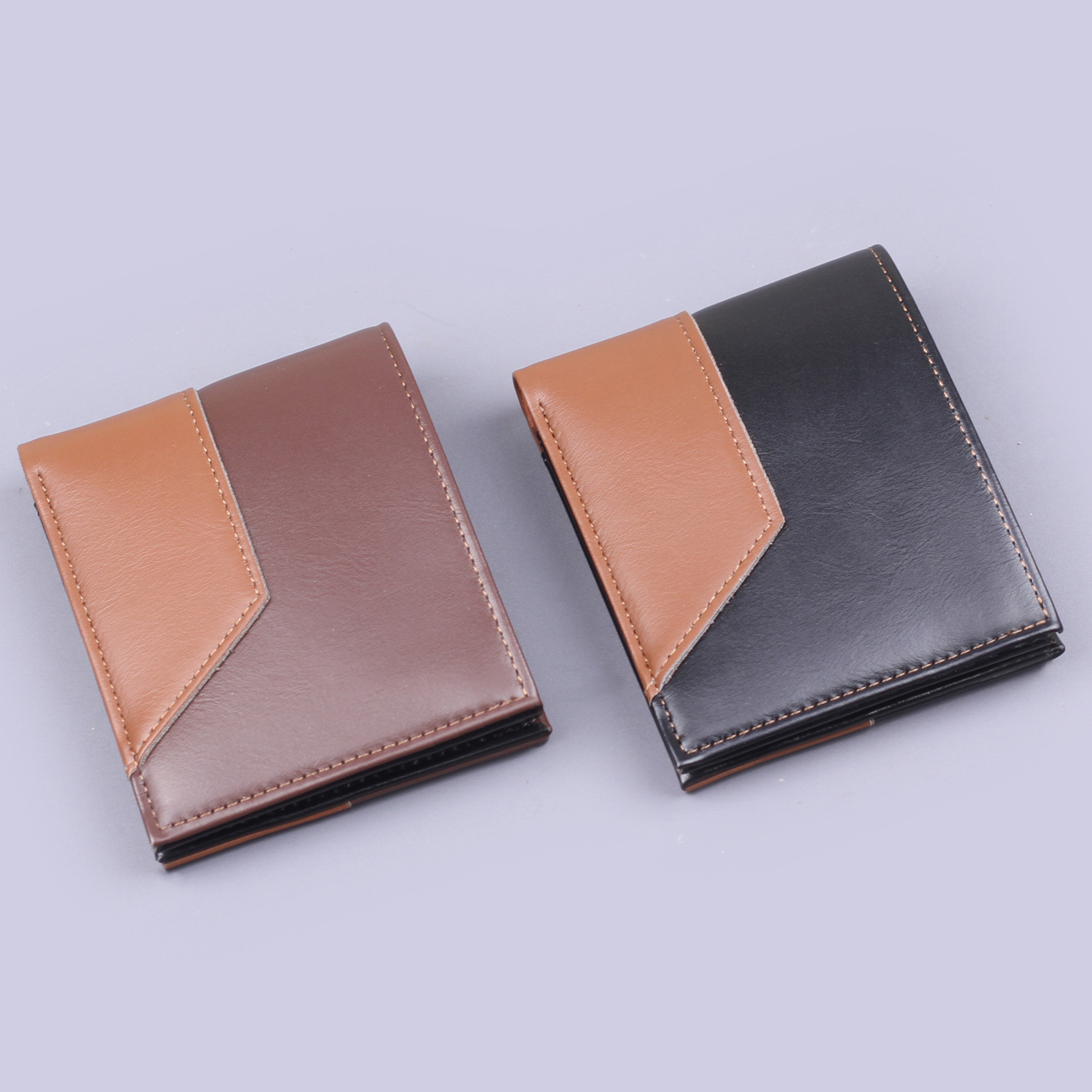 Cartera Cartera corta para hombre con sentido de alta gama para hombre Cartera para hombre Cartera para tarjeta transfronteriza con 9 posiciones de tarjeta