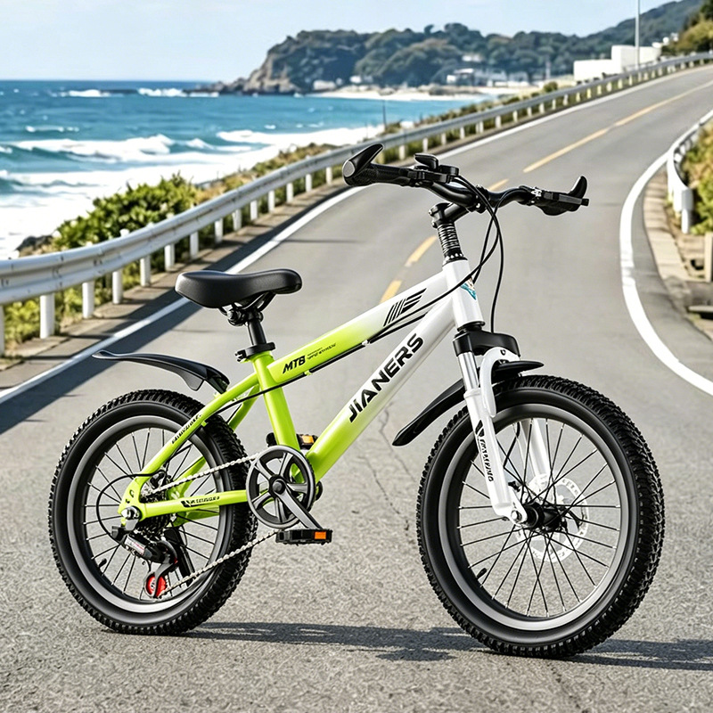 Nuevas bicicletas de 6 - 17 años, niños y niñas, estudiantes de primaria, niños de edad media, niños de velocidad única, bicicleta de montaña adolescente, rodillo de bicicleta image 11