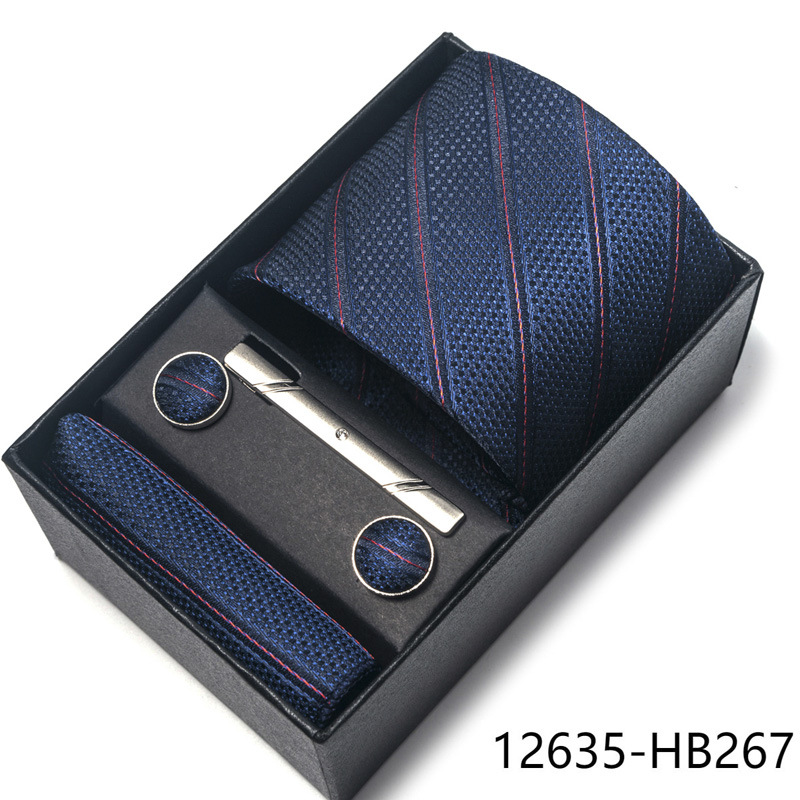 Coffret cadeau de couleur nette pour hommes, 1200 aiguilles, ensemble de robe d'affaires de groupe, cravate de mariage, usine_voghion.com