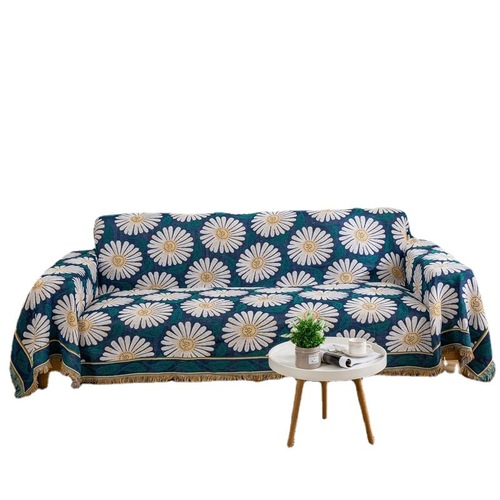 American sofa blanket export full cover daisy sofa towel thread blanket fabric thickened dustproof cushion sofa cover