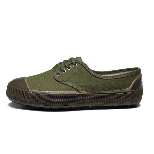 Liberation low-top men's shoes, military training shoes, construction labor work shoes, safety shoes, canvas yellow rubber shoes, farmland shoes, wholesale