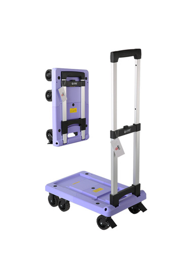 S588 small cart for household grocery shopping, small puller, folding portable express trailer, shopping and storage