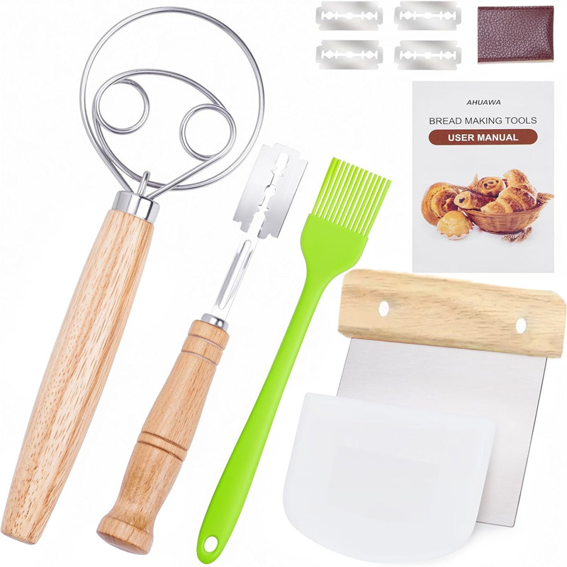 Juego de herramientas para hornear azul de fermentación de pan europeo caliente de Amazon transfronterizo