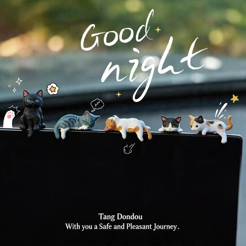 2026 Car Interior Accessories: Cute Mini Cat Figurine for Center Console, Car Screen Decoration for Women 2026 Car Interior Accessories: Cute Mini Cat Figurine for Center Console, Car Screen Decoration for Women