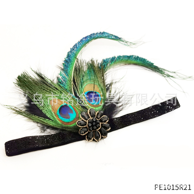 Década de 1920 FLAPPER niña vestido traje de Halloween Gatsby traje cigarrillo Rod collar diadema lana tira