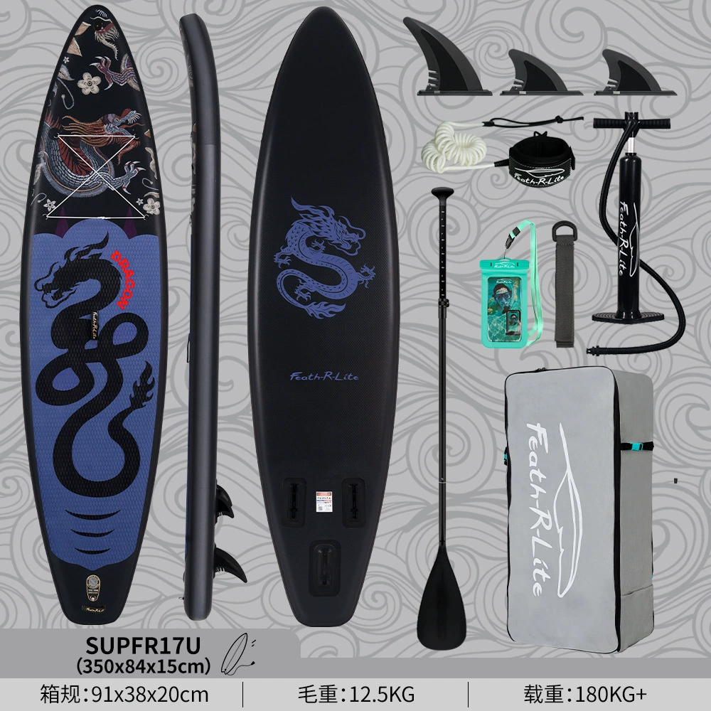 Надувная SUP Funwater для серфинга-стэнд-ап, варианты 335–385 см с веслом/сиденьем/основанием под камеру
