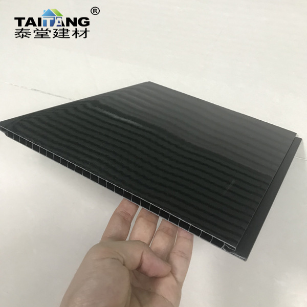 Tablero de revestimiento de PVC, techo de pulido blanco, fuelle de plástico, placa de acero de plástico, decoración de la escuela de apartamentos, revestimiento de pared, fuelle de PVC