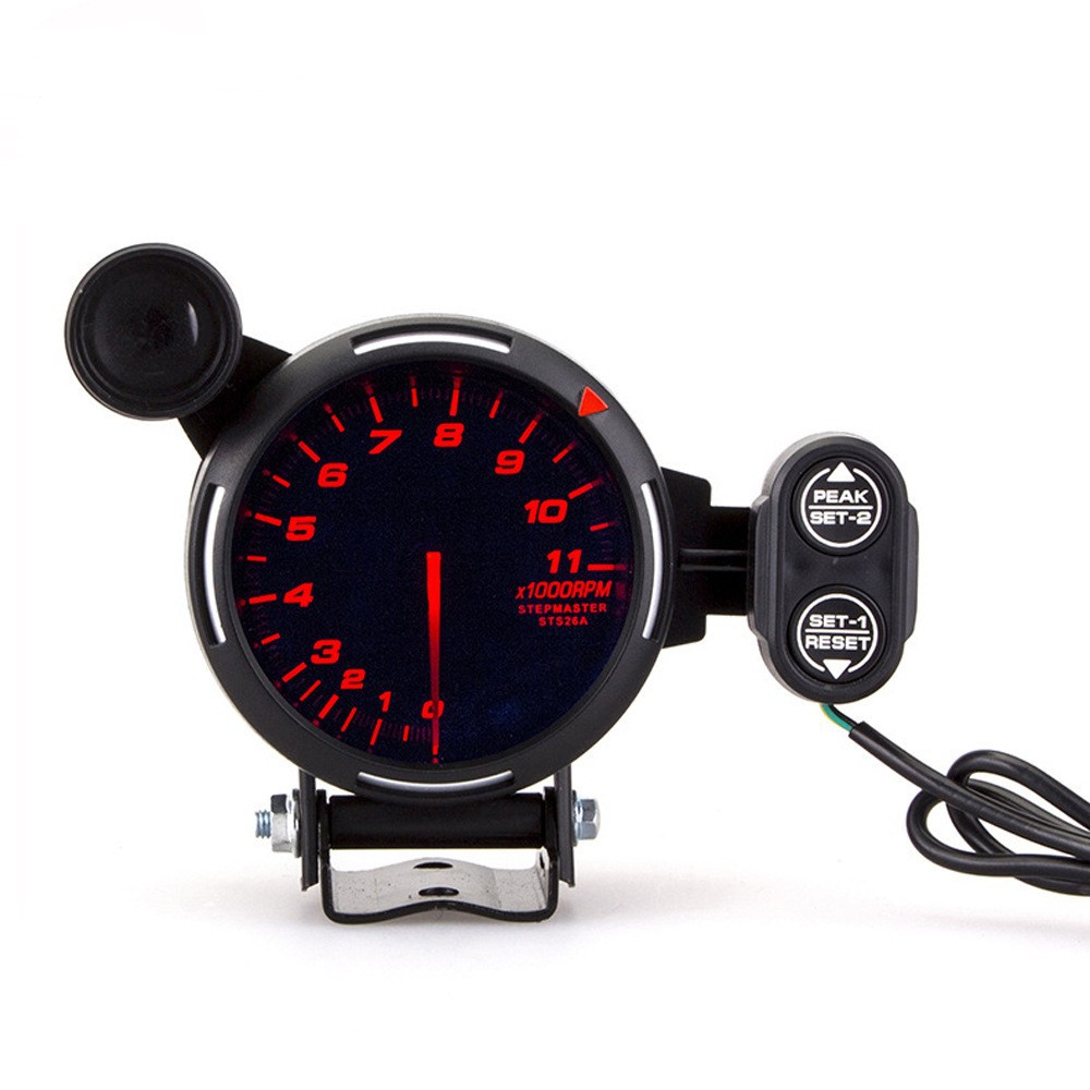 Car modification instrument 3.15-inch 80mm universal car tachometer colorful 12v Racing meter tachometer