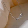 Brand necklace, universal chain for key bag , pendant, simple and elegant design, internet celebrity