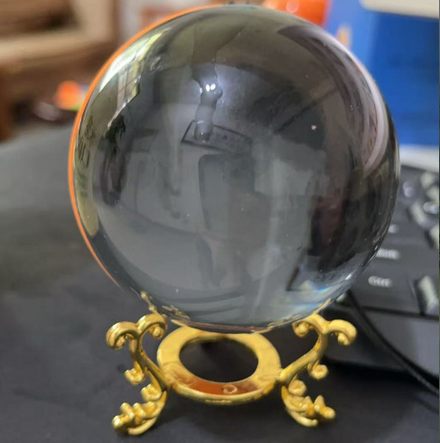 2.7inch DIY マジック クリスタル ボールは、画像やビデオをカスタマイズしてギフトとしてクリスタル ボールを送ることができます Tik Tok の人気モデル|undefined