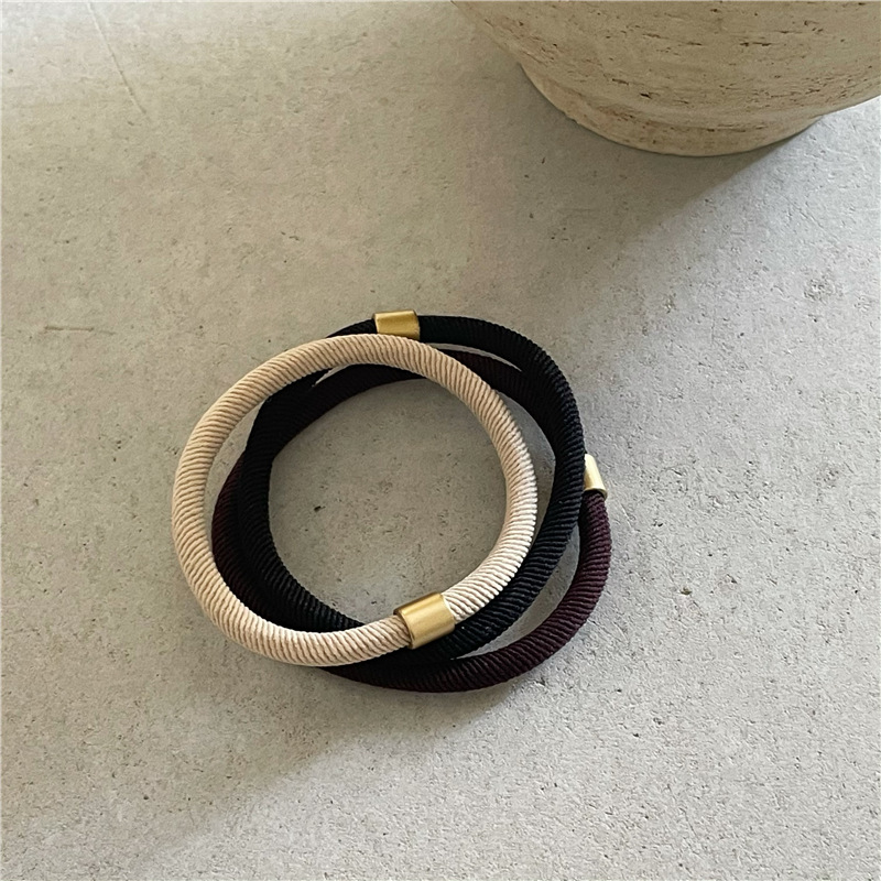 1 Piece Quantity Daily Occasion Fashion Solid Color Cloth Hair Tie 1 Piece