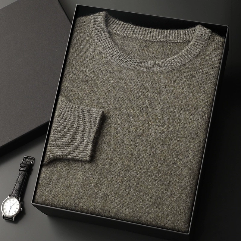 2023 Новый зарубежный трансграничный кашемировый свитер с круглым вырезом