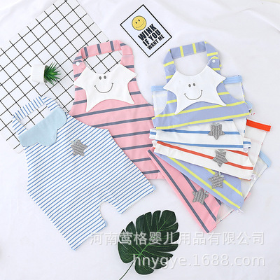 厂家直销婴儿肚兜2021年夏季新品加宽双层宝宝肚兜防着凉肚围纯棉