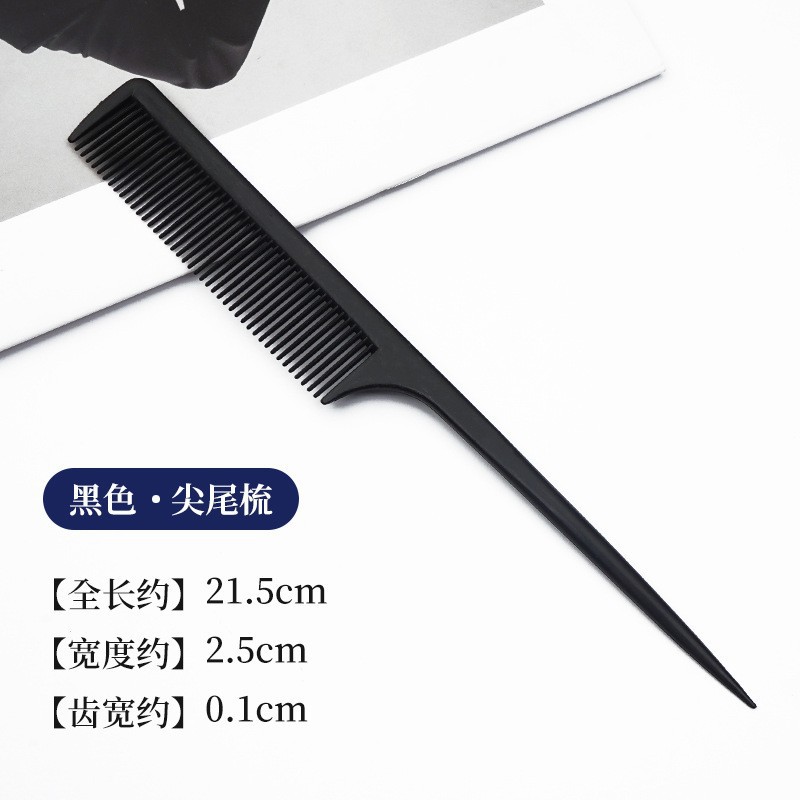 peine de cola puntiagudo negro