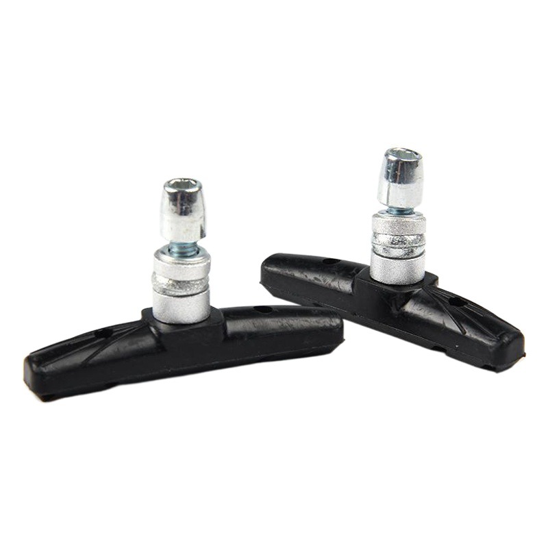 SHUANGJIE Freno de montaña de cuero bloque de freno de bicicleta Freno de cuero accesorios de cuero par precio Negro