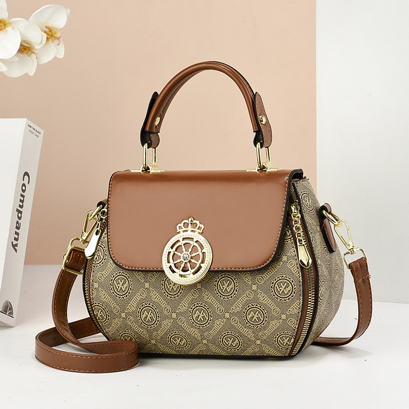 Regalo de hombro nuevo bolso de mujer de gran capacidad 2025 fábrica de comercio exterior de moda bolso de hombro universal