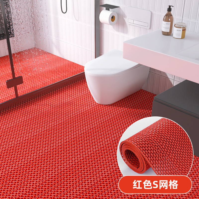 中空 PVC プラスチックカーペット浴室トイレスイミングプールキッチン汚れにくいフットマット家庭用防水滑り止めフロアマット|undefined