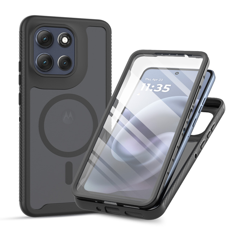 Magnetic Suction Case with Screen Protector Suitable for Motorola Moto G86 Phone Case G56/G35/G15 Protective Cover Cross-Border G06 Magnetic Suction Case with Screen Protector Suitable for Motorola Moto G86 Phone Case G56/G35/G15 Protective Cover Cross-Border G06