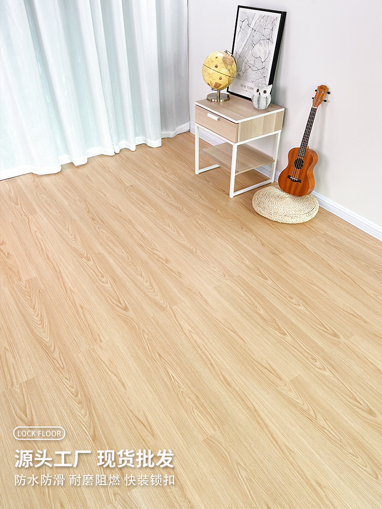 SPC Stone Plastic Locking Floor PVC Clip Style Thick Wear-Resistant Waterproof Composite Stone Crystal Flooring for Home Renovation and Transformation