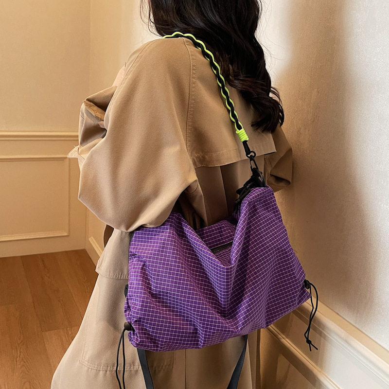 2025 Autumn and Winter New Fashion Versatile Simple Canvas Bag Women's Large Capacity Casual Shoulder Bag Crossbody Bag Trendy Travel 2025 Autumn and Winter New Fashion Versatile Simple Canvas Bag Women's Large Capacity Casual Shoulder Bag Crossbody Bag Trendy Travel