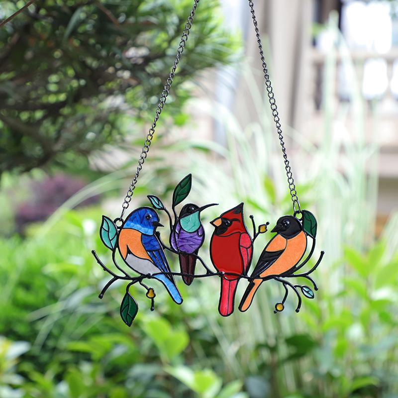 Pastoral Style Pastoral Bird Alloy Pendant Artificial Decorations