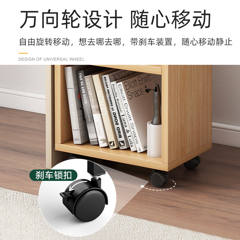 Portátil pequeña estantería piso mesa de noche de almacenamiento en rack dormitorio escritorio lado Mesa gabinete de almacenamiento pequeña estantería